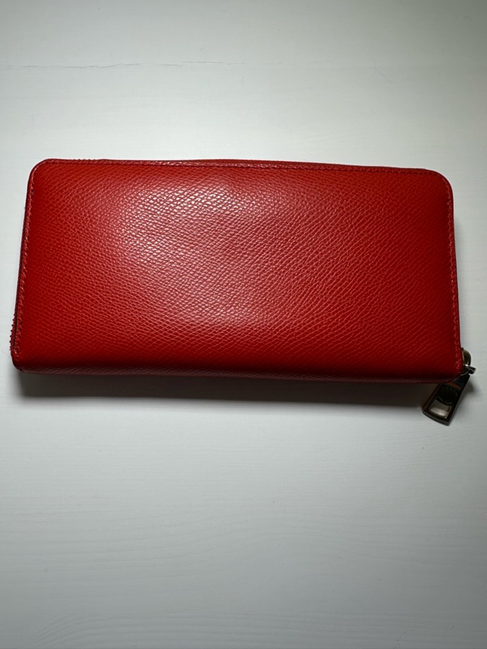COACH Orange Leather Zip-Around Wallet in excellent condition - Picture 5 of 8